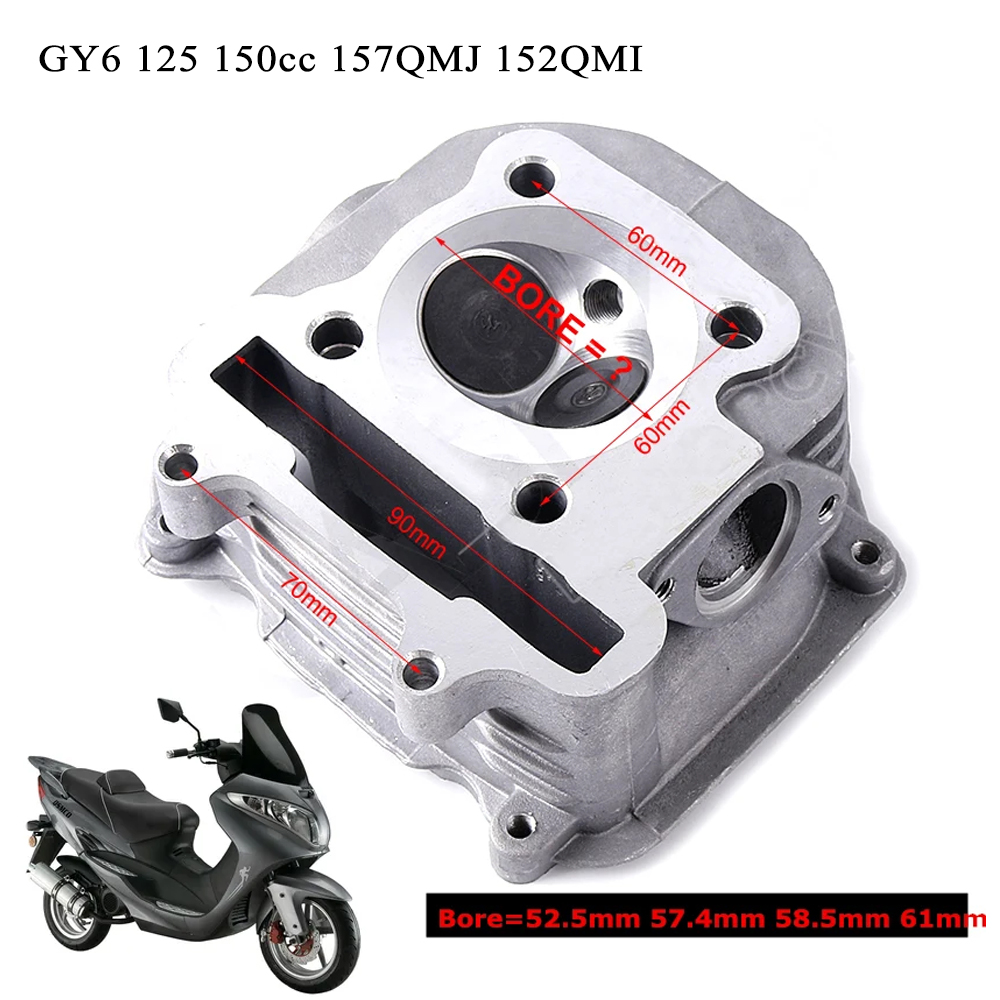 Scooter Parts - GY6 silindir kafası motosiklet parçaları GY6