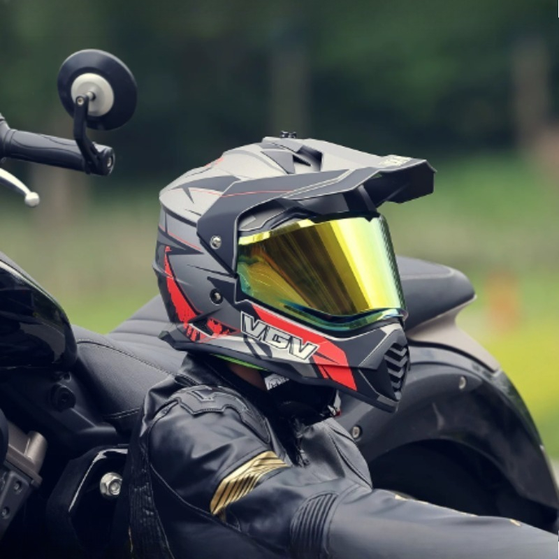 VGV Motocross ECE DOT Sertifik - Full Face Motorcycle Helmet With Bluetooth incelemesi ve fiyatı