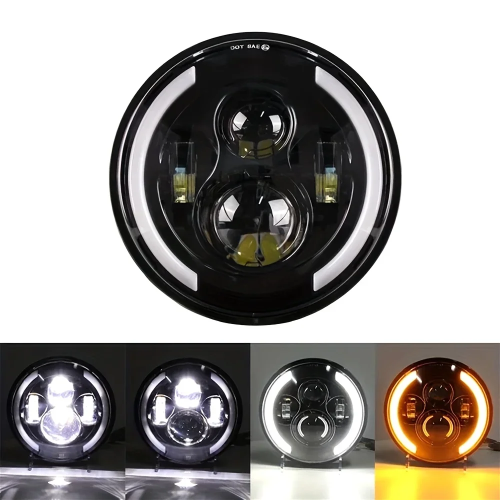 50W 7 İnç 17,78 cm LED Melek G - Universal Motorcycle Led Headlight Projector incelemesi ve fiyatı